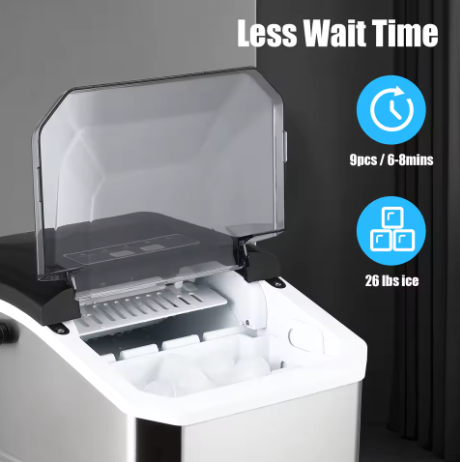FrostFlow Portable Ice Maker – Crystal Ice in Minutes