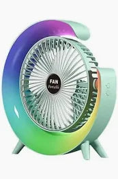 BreezeGlow™ Modern Fan with Remote + LED RGB